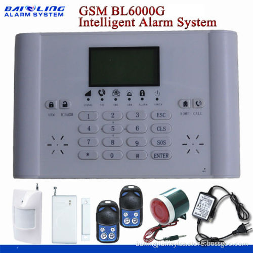 GSM SMS Home Alarm System-Bl6000, 99 Wireless Zones Alarm System